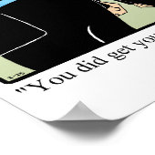 ワークユーモアおもしろいボーナスポスター ポスター (角)