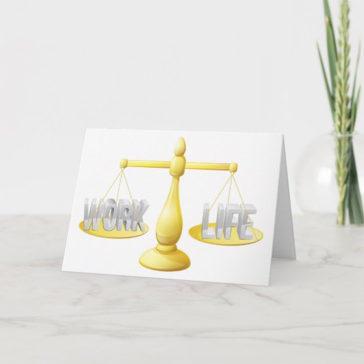 ワークライフバランスはかりで測 カード (正面)