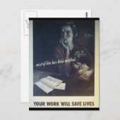 ワークライ救ブワールド大戦2 ポストカード (正面/裏面)