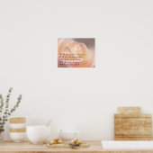 ワークラブダンスソフトバラ感動的引用文 ポスター (キッチン)