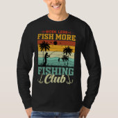 ワークレス魚釣りより魚釣りクラブTシャツ Tシャツ (正面)
