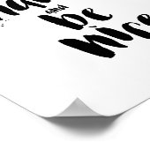 ワーク懸命とビーニースやる気を起こさせる引用文プリント ポスター (角)