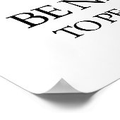 ワーク懸命アンドビーニースプリント ポスター (角)