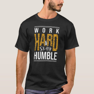 ワーク懸命ステイハンブル文字Tシャツ Tシャツ