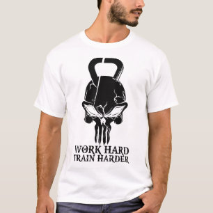 ワーク懸命トレインハードジム Tシャツ