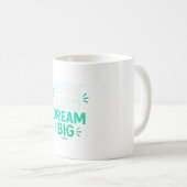 ワーク懸命ドリームビッグマグカップやる気を起こさせる- Coffee Cup コーヒーマグカップ (正面右)