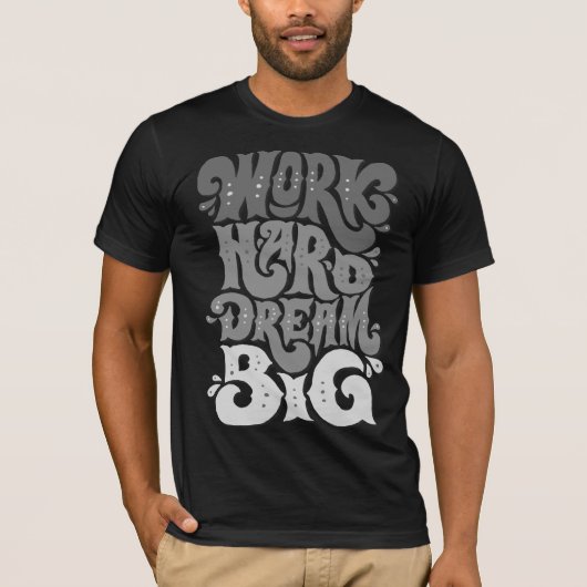 ワーク懸命ドリーム大男Tシャツ Tシャツ (正面)