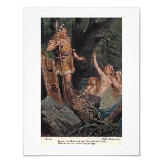 ワーグナーオペラゴッタダマロンヴィンテージスタイル フォトプリント            (正面)