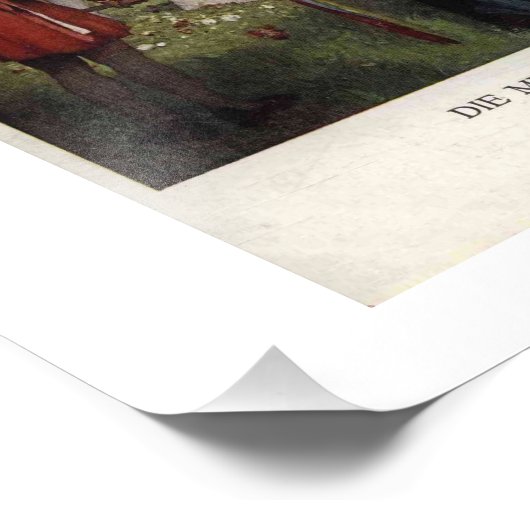 ワーグナーオペラディメイスタシンガーヴィンテージスタイル フォトプリント (角)