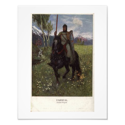 ワーグナーオペラパルシファルヴィンテージスタイル フォトプリント            (正面)