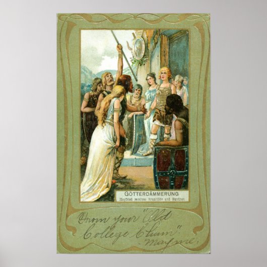 ワーグナー、ゴッタダメロン1907ヴィンテージ ポスター (正面)