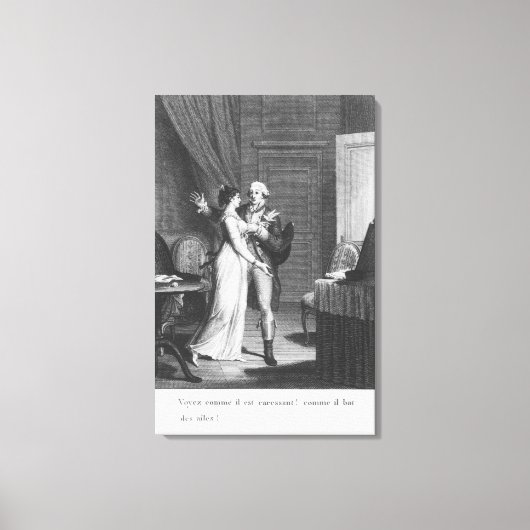 ワーサーの悲しみ キャンバスプリント (正面)