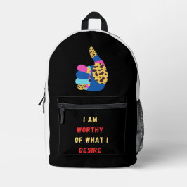 ワーシープリントカットソーバッグ プリントバックパック