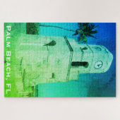 ワースアベニュークロックタワー – パームビーチ，フロリダ ジグソーパズル (横)