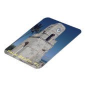 ワースアベニュークロックタワー – パームビーチ，フロリダ マグネット (左側)