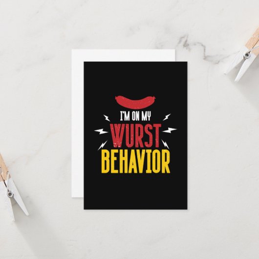 ワーストな行動 オクトーバーフェストで面白いことが起きた カード (正面/裏面インサイチュ)