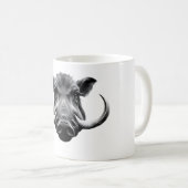 ワーストグプライドTシャツ – リアルな白黒 コーヒーマグカップ (正面右)