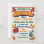 ワーストパーティーエバーオクトーバーフェスト招待状 招待状 (正面)