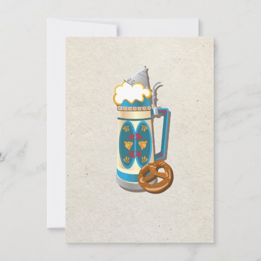 ワーストパーティーエバーオクトーバーフェスト招待状 招待状 (裏面)