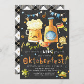 ワーストパーティー |オクトーバーフェストパーティの招待状 (正面/裏面)