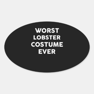 ワーストロブスターコスチュームエバーハロウィーンシンプル 楕円形シール