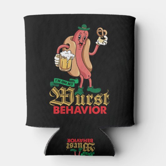 ワースト行動オクトーバーフェストビール恋人 缶クーラー (裏面)