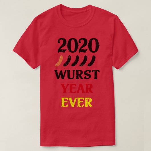 ワースト・イヤー Tシャツ (デザイン正面)