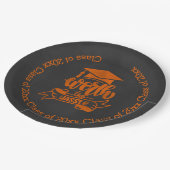 ワース・ザ・ハッスル – オレンジ ペーパープレート (アングル)