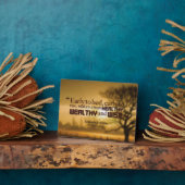 ワーズやる気を起こさせる- Benjamin Franklin引用文 フォトプラーク (側面)