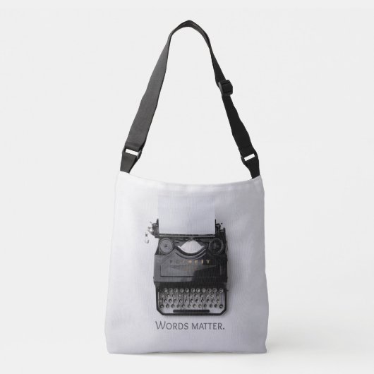 ワーズマタータイプライター クロスボディバッグ (正面)