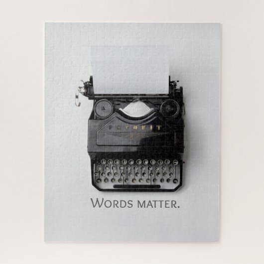 ワーズマタータイプライター ジグソーパズル (縦)