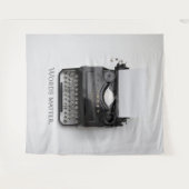 ワーズマタータイプライター タペストリー (正面(横))