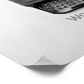 ワーズマタータイプライター ポスター (角)