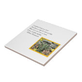 ワーズワースの水仙の詩 タイル (側面)