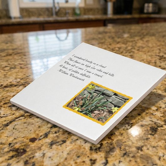 ワーズワースの水仙の詩 タイル