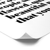 ワーズ感動的フランスのビューティフルソイスベル ポスター (角)