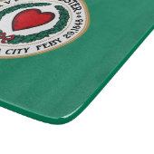 ワーチェスター市旗（マサチューセッツ州） カッティングボード (角)