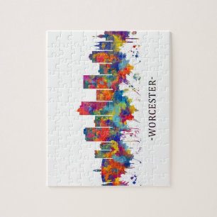 ワーチェスター・マサチューセッツ・スカイライン ジグソーパズル