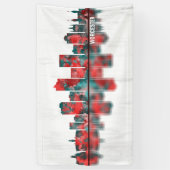 ワーチェスター・マサチューセッツ・スカイライン 横断幕 (縦)