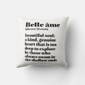 ワーッ感動的フランスのプビューティフルソウルベルアメ クッション (裏面)