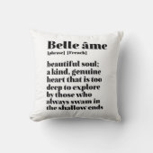 ワーッ感動的フランスのプビューティフルソウルベルアメ クッション (正面)