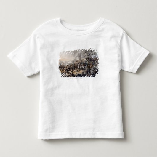 ワーテルローの戦いの後の場面 トドラーTシャツ (正面)