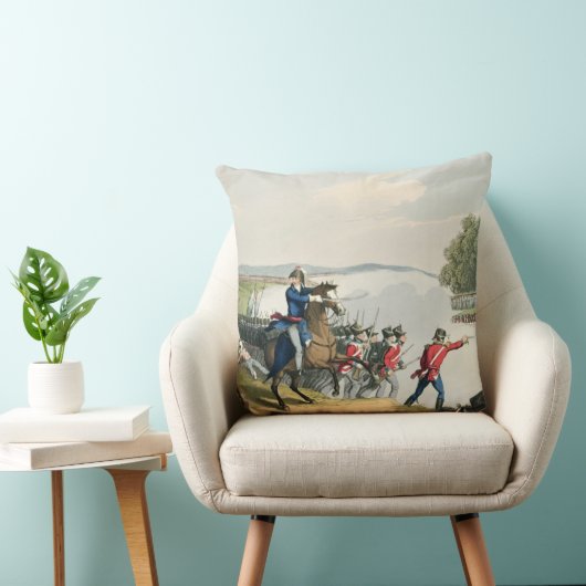 ワーテルローの戦いは井戸の公爵によって決定しました クッション (椅子)