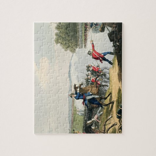 ワーテルローの戦いは井戸の公爵によって決定しました ジグソーパズル (縦)