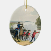 ワーテルローの戦いは井戸の公爵によって決定しました セラミックオーナメント (右)