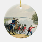ワーテルローの戦いは井戸の公爵によって決定しました セラミックオーナメント (裏面)