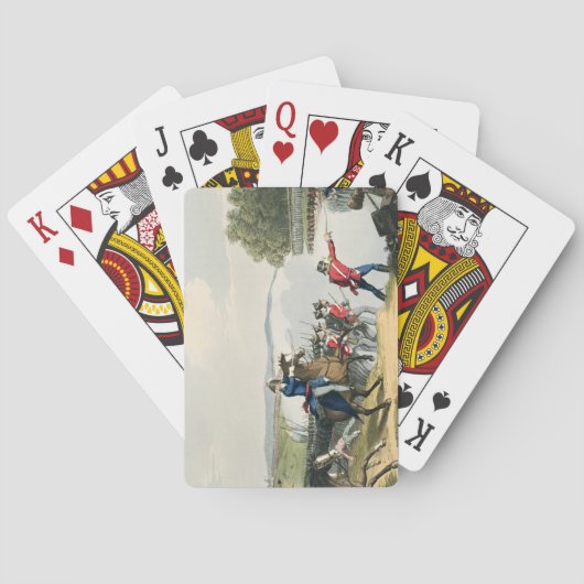 ワーテルローの戦いは井戸の公爵によって決定しました トランプ (裏面)