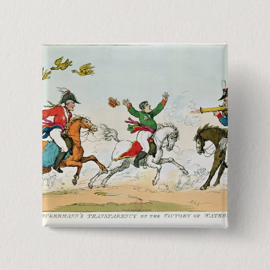 ワーテルローの戦い 缶バッジ (正面)