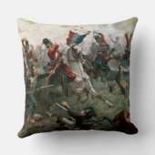 ワーテルローの戦い、1815年6月18日1898年(色l クッション (裏面)