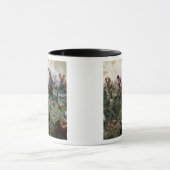 ワーテルローの戦い、1815年6月18日1898年(色l マグカップ (中央)